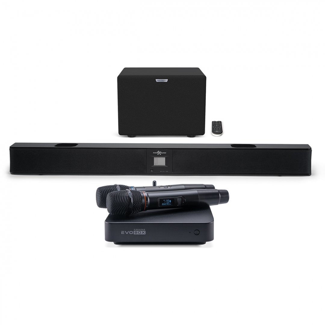 караоке-комплект EVOBOX Plus + EvoSound Bar (саундбар с караоке) в Снежинске