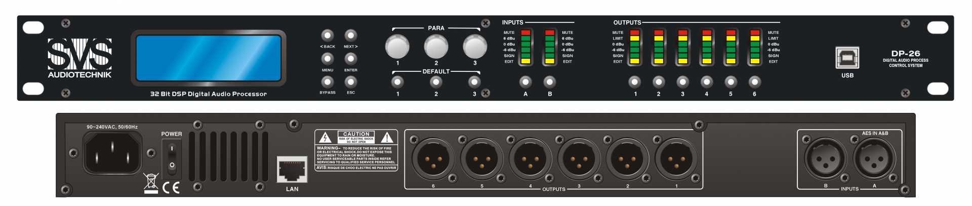 SVS Audiotechnik DP-26 Цифровой процессор: 2 входа 6 выходов в Снежинске