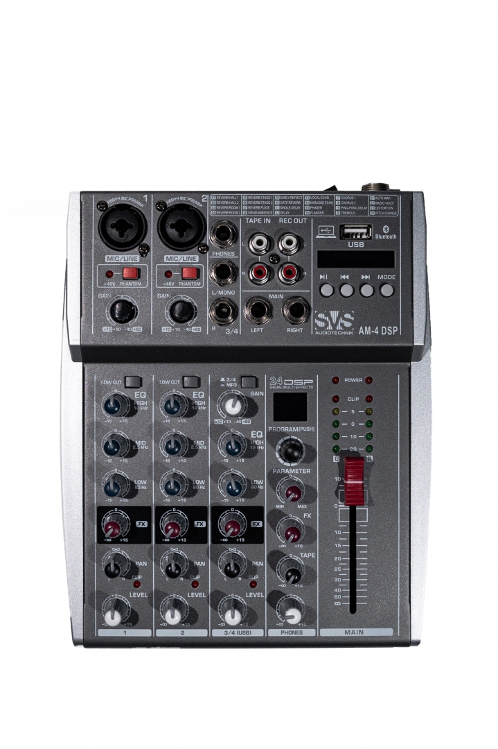 SVS Audiotechnik mixers AM-4 DSP Аналоговый микшерный пульт, 4-канала в Снежинске